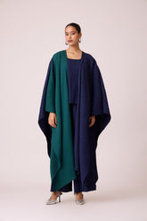 Kayla Overlay - Navy + Green